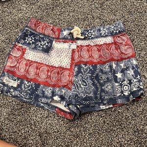 Ralph Lauren‘s red white and blue shorts